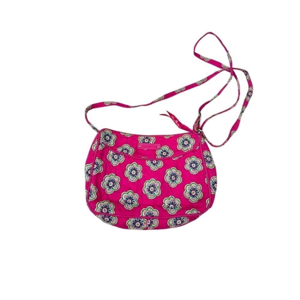 Vera Bradley Hipster Crossbody in Pink Swirls Flower Print
